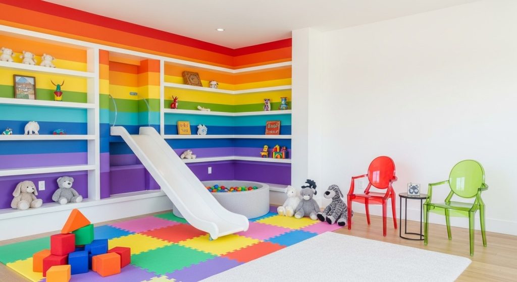 π§Έ 25+ Fun and Functional Kids Playroom Ideas for Every Home 28 whiteboard wall in playroom