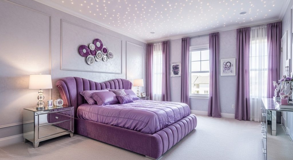 ๐ก 25+ Room Inspo Ideas to Instantly Upgrade Your Space 7 bold blue accent wall with white bed