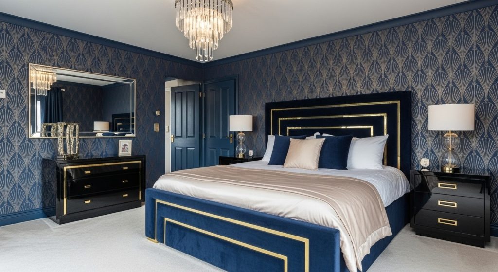 ๐ก 25+ Room Inspo Ideas to Instantly Upgrade Your Space 27 art deco inspired room with chevron print