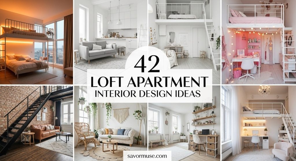 Loft apartment interior design ideas in various styles