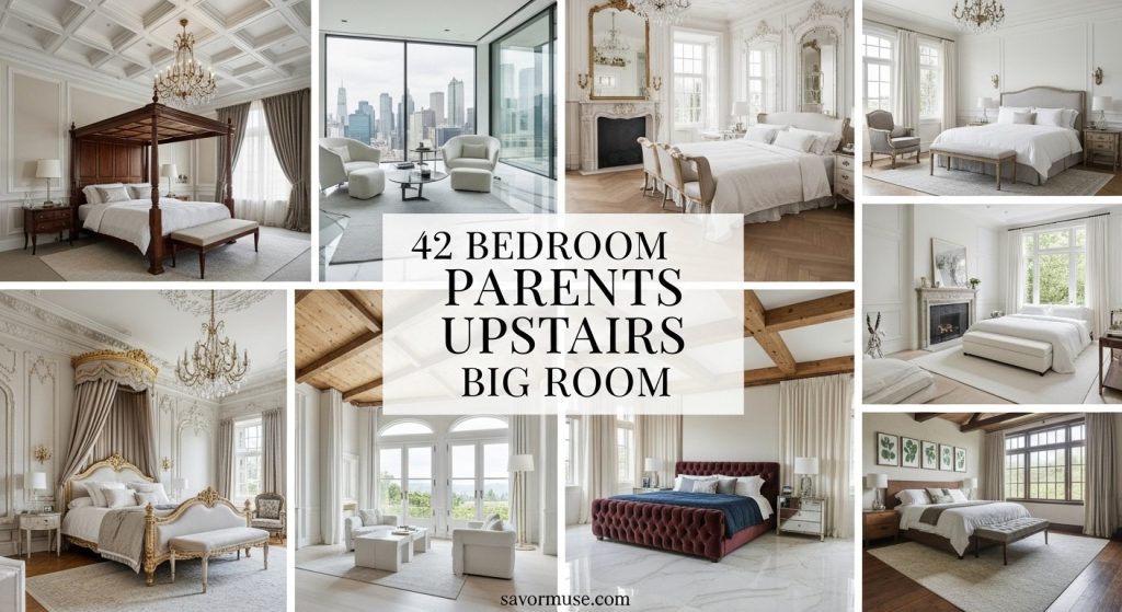 Elegant large bedrooms with luxurious interior designs